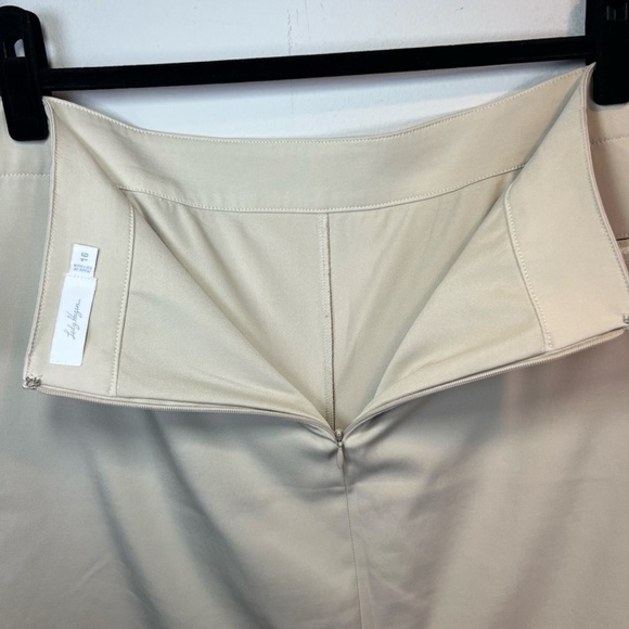 Lady Hagen Women’s Performance Skort Beige Lined Stretch Ribbon Pockets Size 16 - Picture 13 of 16